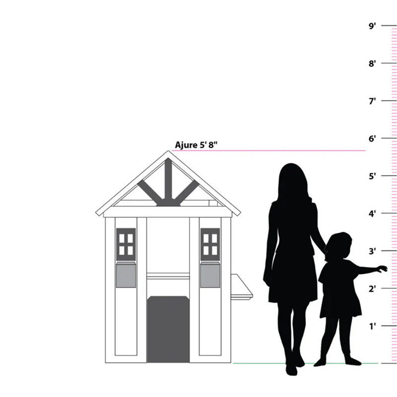 Ajure Playhouse Height