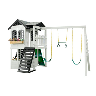 Reign Two Story Swing Set Front Right